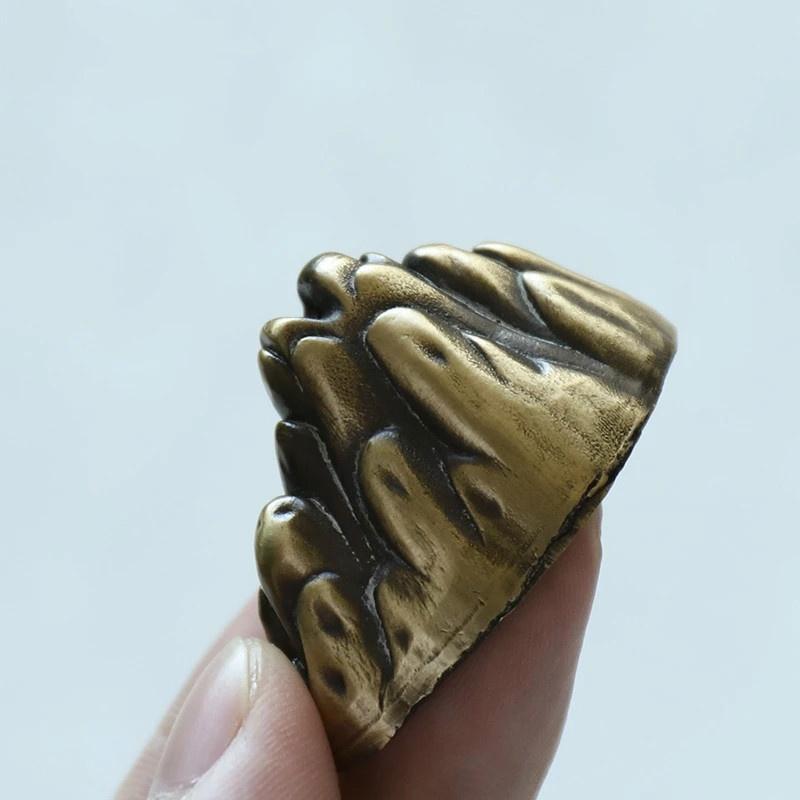 New Pure Copper Incense Burner Teahouse Ornaments Mini Mountain Incense Stick Holder Creative Aromatherapy Censer Home Office Decor