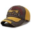 Baseball Cap Washed Cowboy Hat Men's and Women's Patch Alphabet Hat Outdoor Visor Hat American Retro Baseball Cap