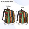 Traditioneller Ethnisch Tribal Rucksack für Männer Frauen Mode Student Business Tagesrucksack Bunt Laptop Computer Leinwandtaschen Outdoor