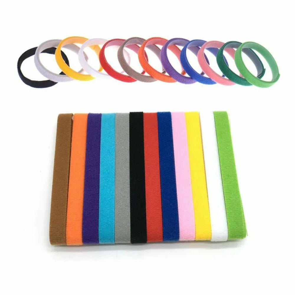 

12Pcs/set Multicolor Small Pet Collar Nylon Pet Tags Creative Puppy Necklace 10x350mm