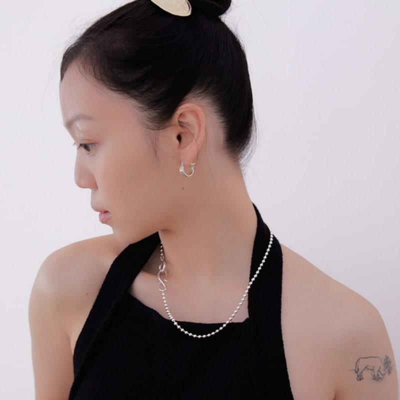 Fillow Antique Long Ball Chain Necklace