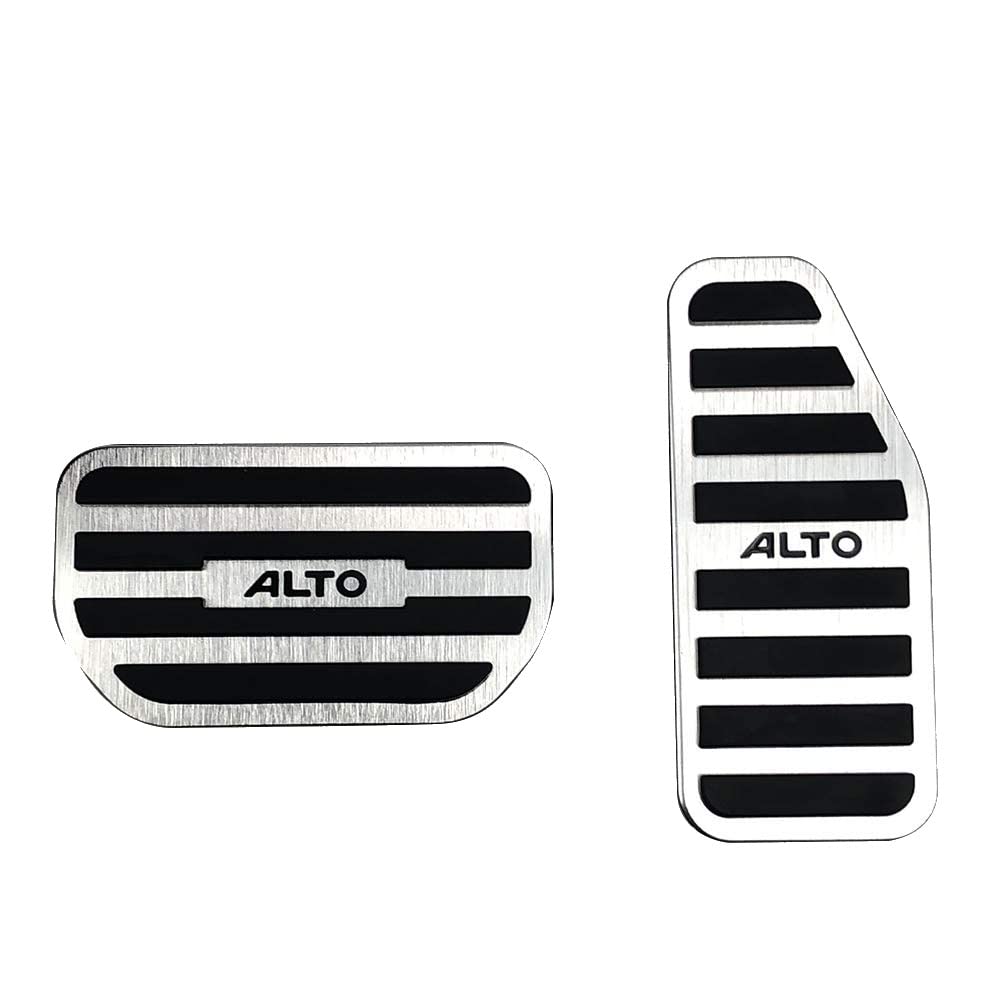 

BOYOUS Suzuki Alto Turbo Alto HE33S Aluminum Pedal Custom No Tools Set [Latest Model] Alto, RS, MH36S, Lapin, - High-Quality Covers, Design, Required,