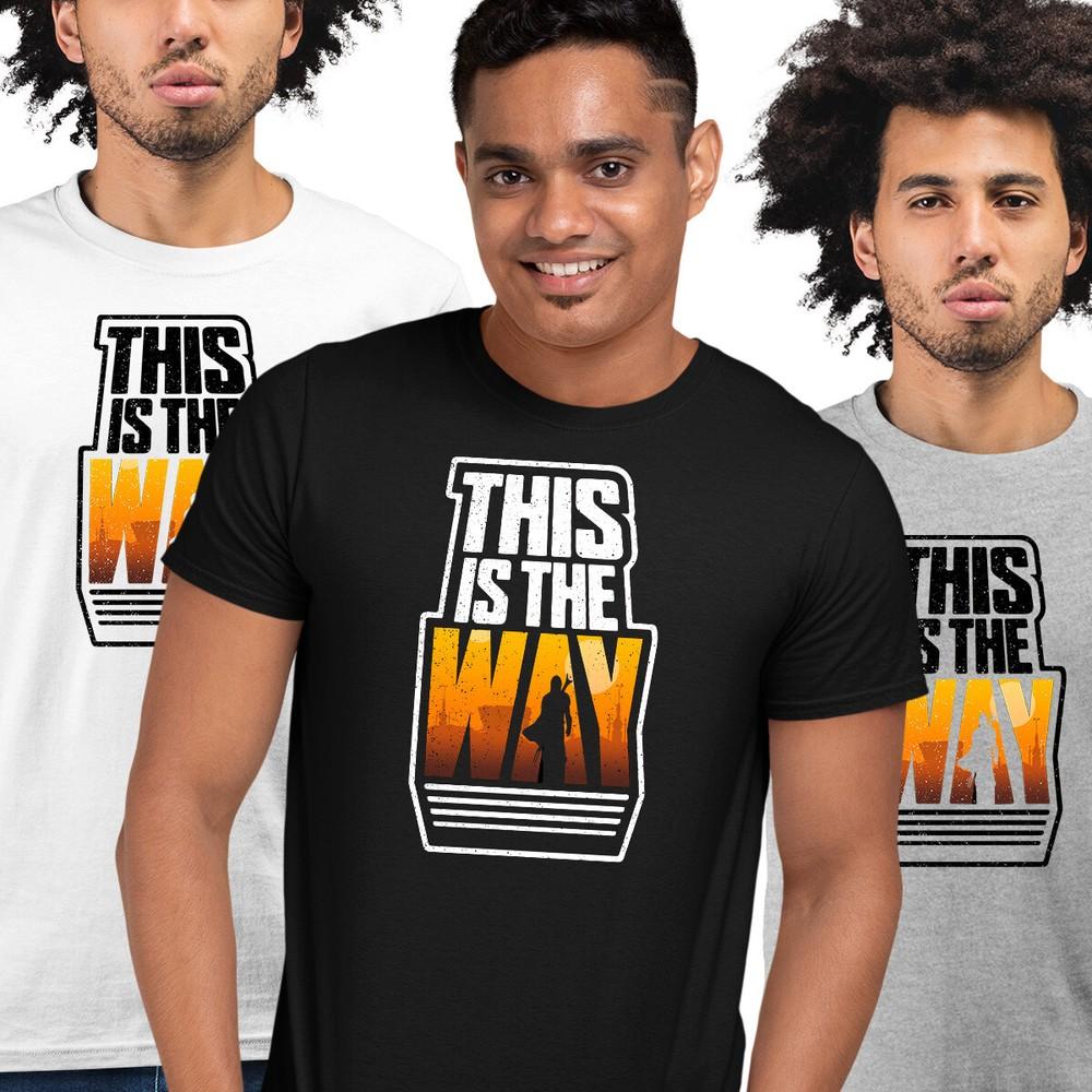 This Is The Way TShirt Mando Star Baby Yoda Birthday Gift Tee L