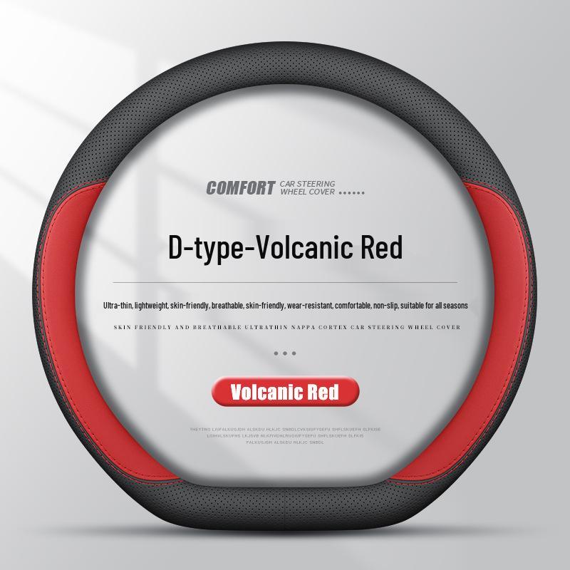 Ultra-Thin Genuine Leather Steering Wheel Cover for Chery Tiggo & Arrizo Models