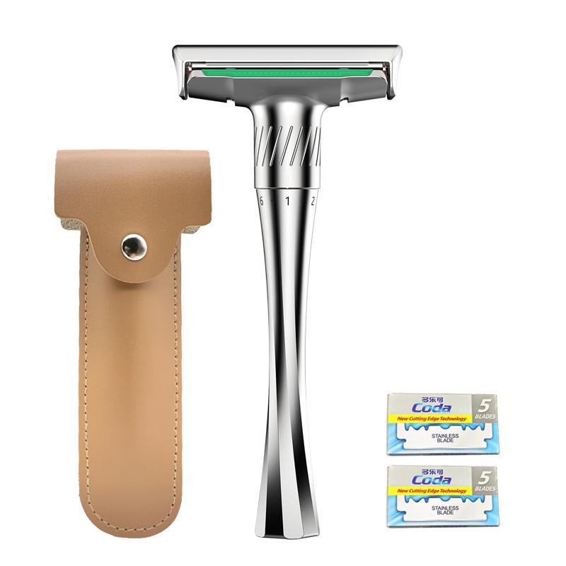 Manual Razor Adjustable Men's Razor Manual Zinc Alloy Razor HolderManual Razor