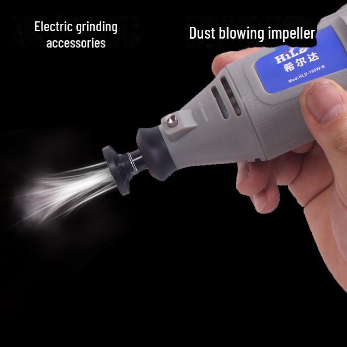 DREMEL 490-Compatible Electric Grinding and Dust Blowing Chuck Nut with Impeller