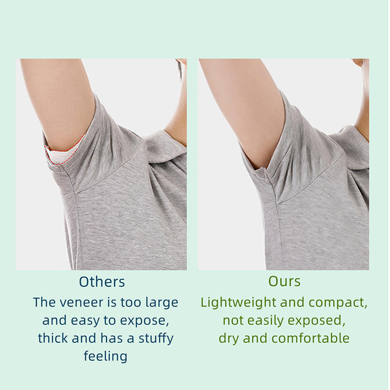 10pcs Unisex Summer Sweat Pads Deodorants Underarm Anti Perspiration Sweat Pads Disposable Armpit Absorb Useful Shield Pads