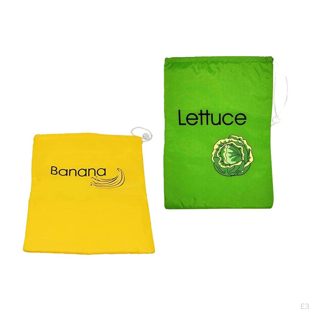 Reusable Produce Bag Vegetable Storage Lightweight Portable Drawstring