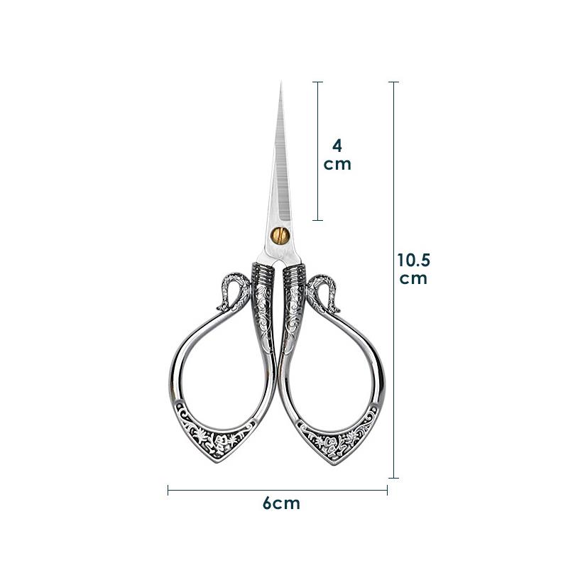 Ciseaux Vintage rétro point de croix pour bricolage, outils de coupe de fil à coudre, ciseaux en tissu, couture
