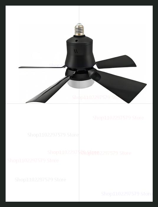 

Strong Wind LED Silent Color Palette Ceiling Fan Light with Remote Control E27 Speed Adjustment Modern Home Decor