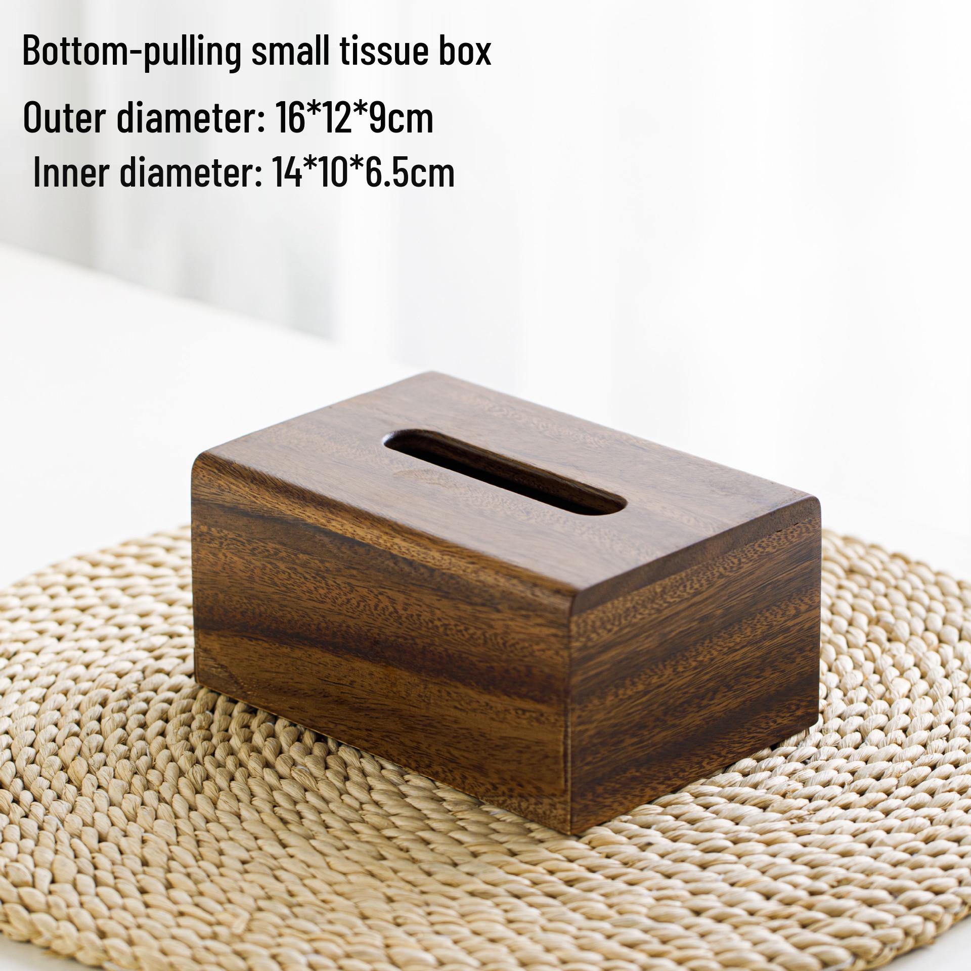 

Деревянная коробка для салфеток из гравированного ореха для декора дома, ресторана или отеля - Милый и простой дизайн из массива дерева