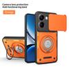 Slide lens protection Case For Poco X8 Pro Redmi Turbo 5 Rotate Magnetic Ring Holder Shockproof Hard Cover For POCO X8Pro Bumper