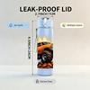 1PC Mud Monster Truck Offroad Print 750ml Color Plastic Sports Water Bottle Leakproof Flip Straw Lid Suitable for Sports Office Home Use