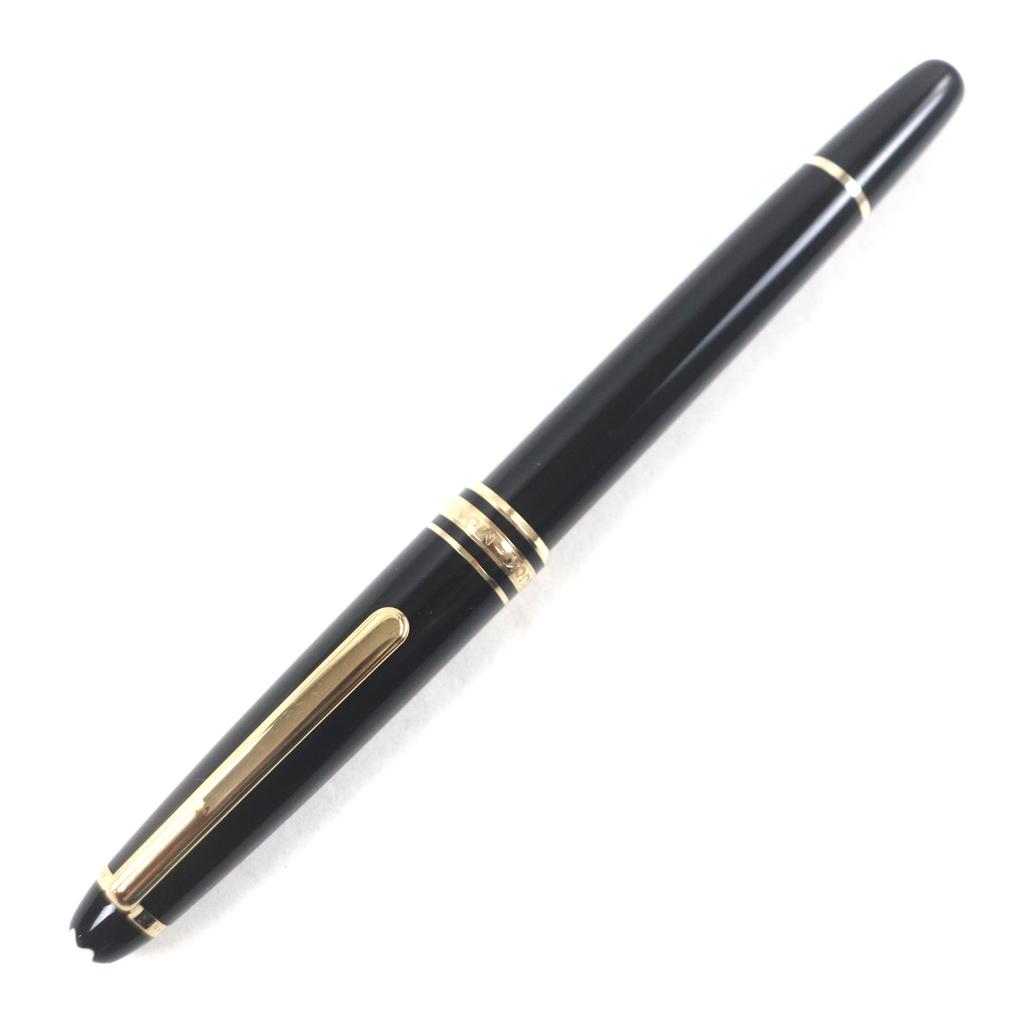 Excellent MONTBLANC Ballpoint pen Meisterstck Classic Black gold mens Used