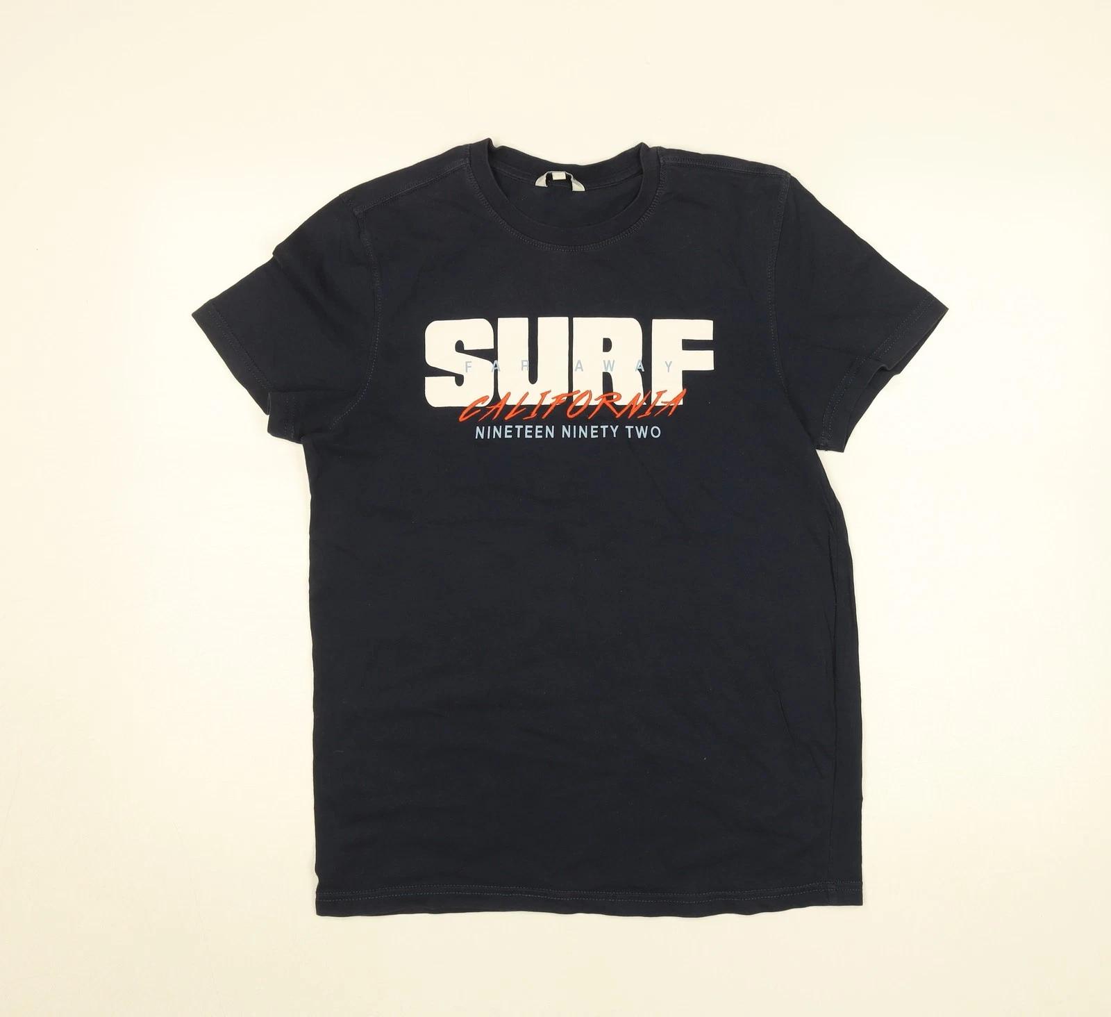 

Review for Teens Blue Surf California 1992 Graphic Cotton T-Shirt L 4XL