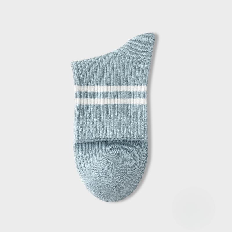 

Женская мода весна-осень новые полосатые спортивные гольфы 1 pair синий