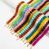 KunJoe 14 Colors Bohemian Trendy Casual Dopamine Resin Bead Necklace Charm Chunky Jewelry Suitable for Women Daily Vacation Wear