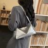 Shiny PU Shoulder Bag Women Fashion Crossbody Bag With Adjustable Strap Modern Design
