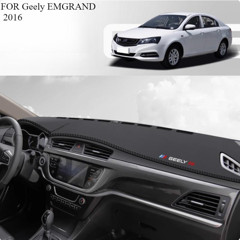 FOR Geely EMGRAND 2017 Car Dash Mat Dashmat Dashboard Mat Cover Sun Shade Dash Board Cover Carpet  Accessories