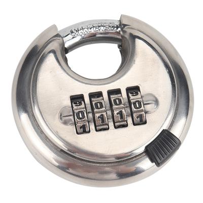 4 Digits Keyless Heavy Duty Locks Rustproof Stainless Steel Outdoor Combination Padlocks Waterproof for Cabinet Garage Shed Gate
