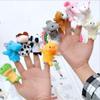 10 Stück/Set Fingerpuppen Mini-Tiere Pädagogische Hand Cartoon Tier Plüschpuppe Fingerpuppen Spielzeug Für Kinder Geschenke