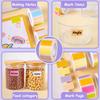 500pcs Colorful Self-Adhesive Label Rolls - Blank Writable Name Tags for Organizing, Classification Office School & Home Storage