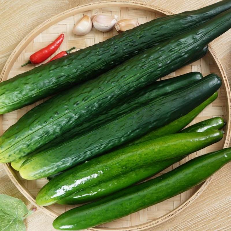 Simulation Bubble Long Cucumber Model Table Display Home Decorate Photography Props Plastic Vegetable Crafts