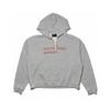 Oversized Unisex Hooded Sweatshirt With Distressed Washed Letter Print Cotton Blend Casual Top Teens Adults