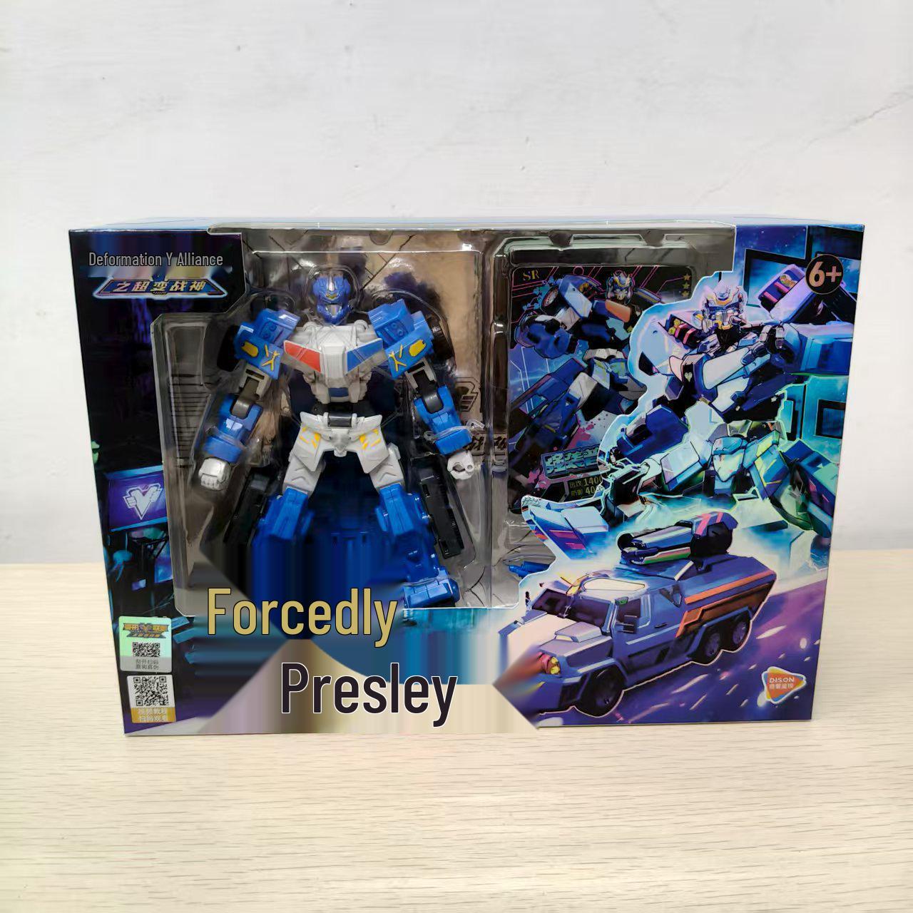 Transformers 4-in-1 Mecha: Supercar, Fire Truck & Police Car Movable Robot Model