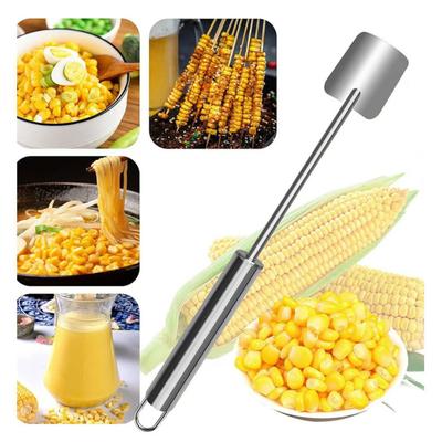 Debulhador de Milho Aço Inoxidável Descascador de Sabugo de Milho Ferramenta Debulhadora de Milho com Cabo Ergonômico para Casa Cozinha Churrasco