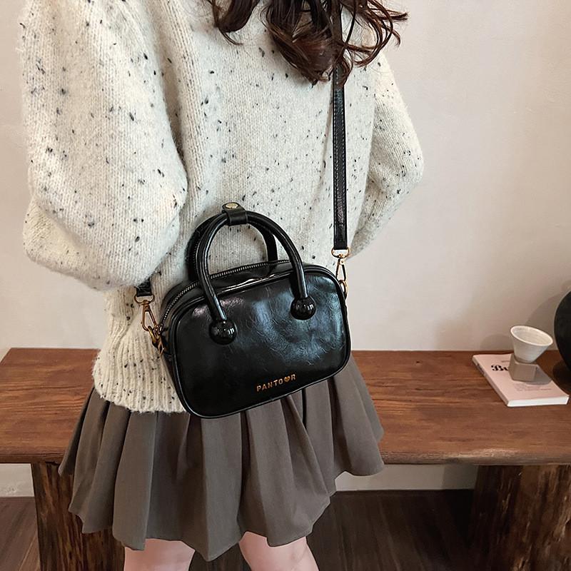 Ielgy Trendy Handbag Retro Shoulder Crossbody Small Square Bag
