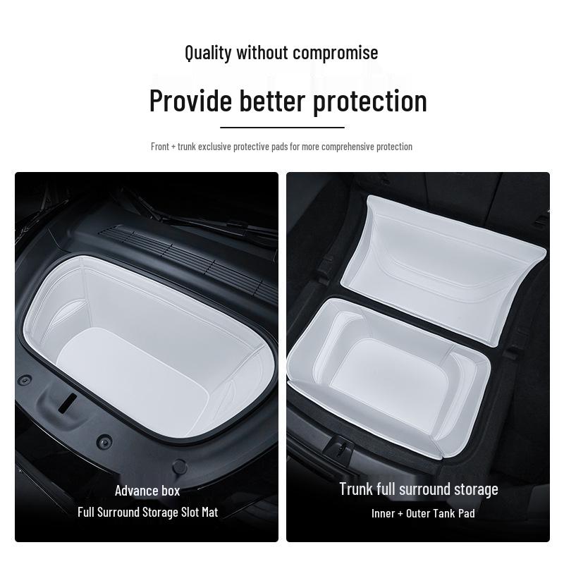 Tesla Model 3/Y Full Coverage Trunk and Frunk Mat