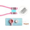 1-10PCSMagnetic Data Cable Organizer For Storing Mobile Phones And Headphones Anti Winding Universal Silicone Portable Magnet
