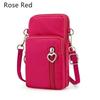 Women Nylon Shoulder Bag Wallet Phone Bag Mini Crossbody Messenger Bag Travel Passport Purse
