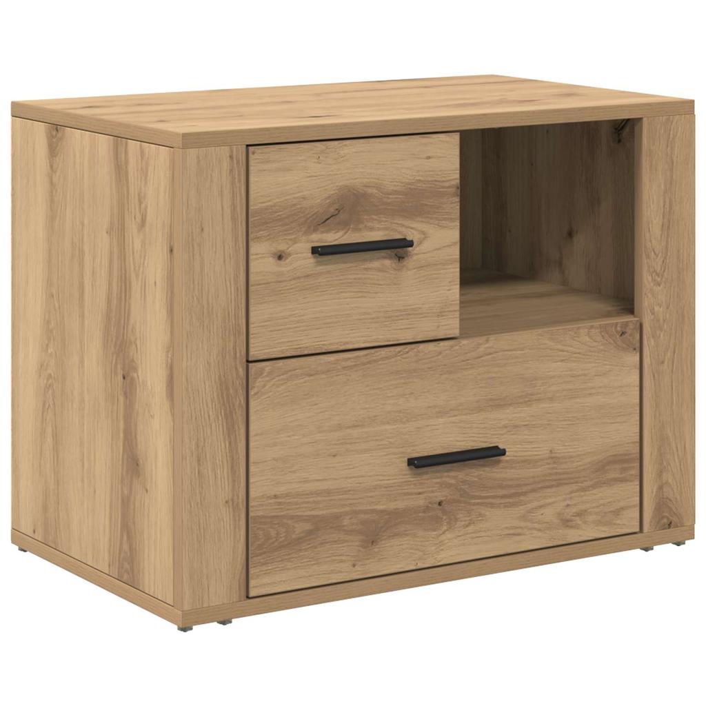 Nightstand Artisan Oak 35 x 60 x 50 cm Engineered Wood