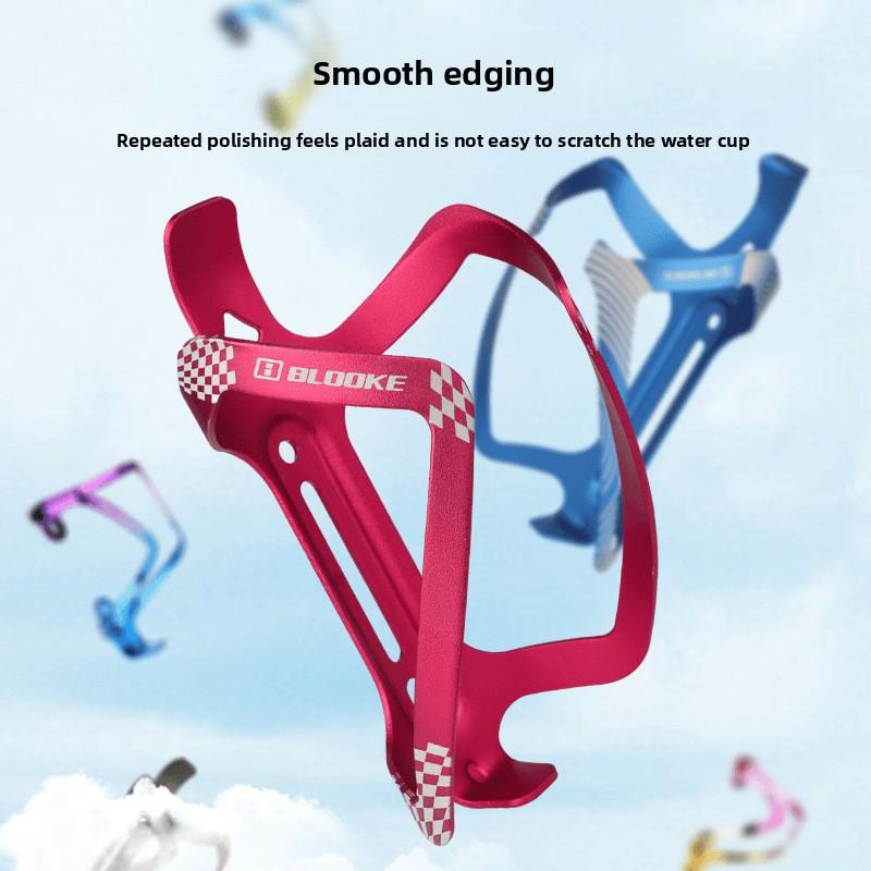 Bicycle Aluminum Alloy Kettle Holder, CNC Anodized Coloring Integrated Cup Holder, Suitable for Mountain Road Folding Bikes