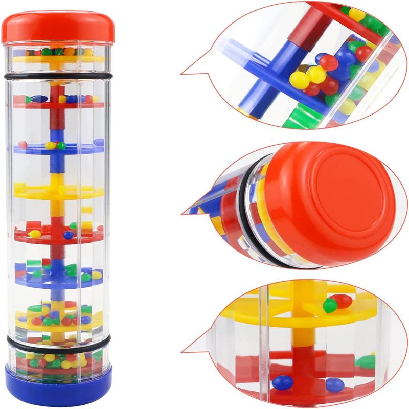 Toys Baby 6 12 Months Developmental Sensory Rain Stick Shaker Rattle Rainmaker Baby Toy Rainstick Musical Instrument For Babies