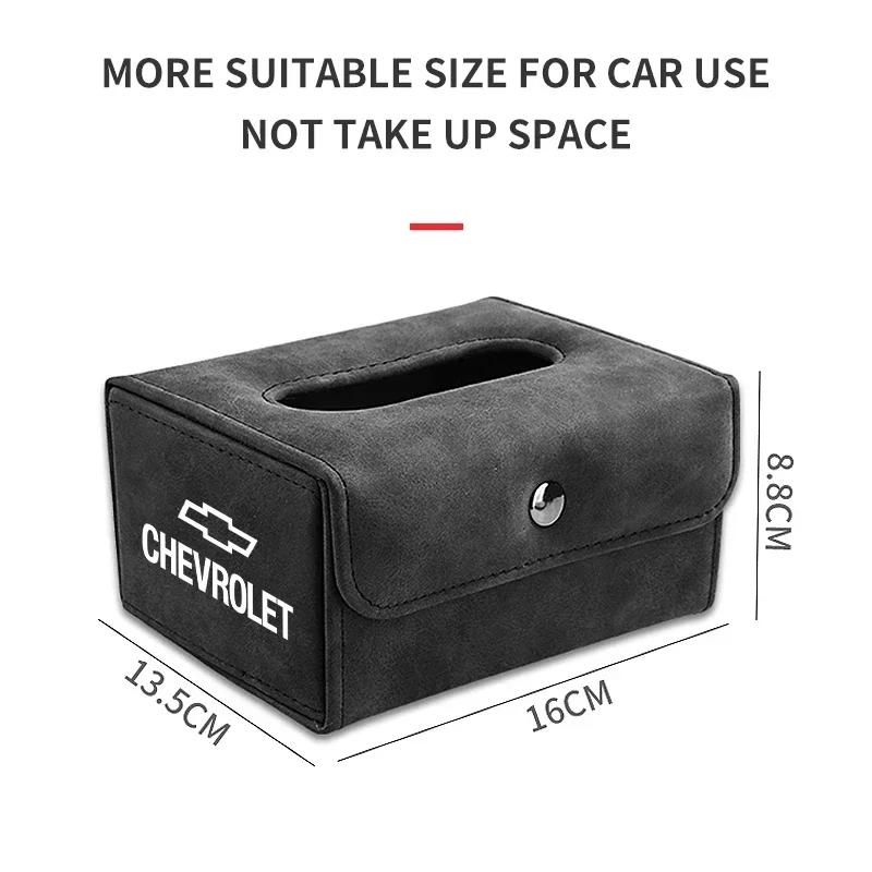 Car Seat Back Armrest Type Folding Tissue Box For Chevrolet Spark Captiva Cruze Malibu Equinox Trax Camaro Blazer Traverse  JB9
