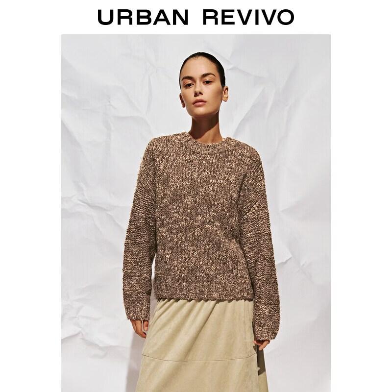UR 2025 Women s Amber Glow Retro Knit Sweater M