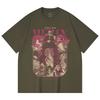 230 g/m² 100% Baumwolle Demon Slayer V21 Dämonen Print Unisex Schweres Baumwoll-T-Shirt