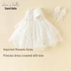 DAVE & BELLA Sommerkleid für Mädchen mit Blumenmuster und Prinzessinnen-Stil