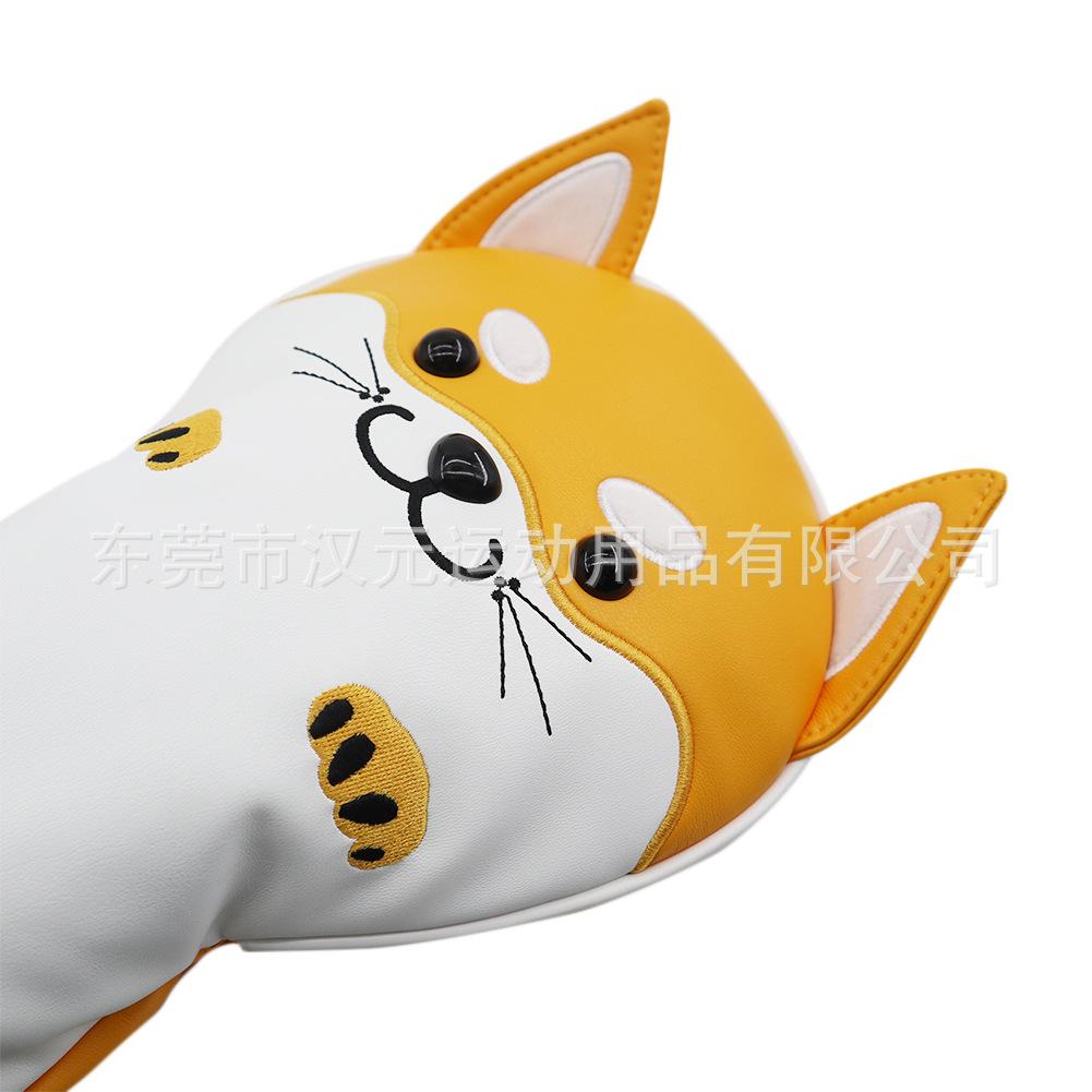 Golf club cover, protective cover, iron rod cover, Shiba Inu outdoor sports accessories