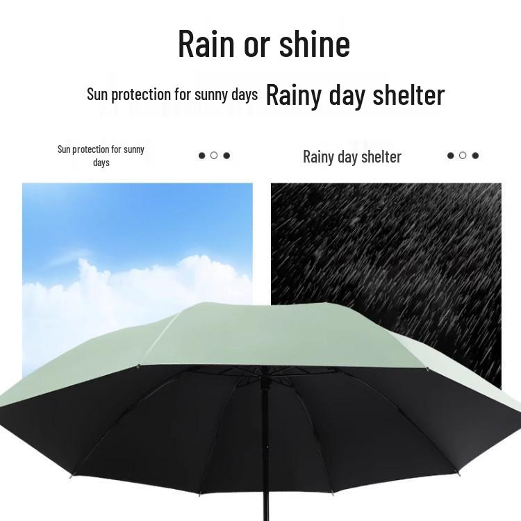 Grand Parapluie à Double Usage: Protection Solaire & Imperméable, Pliage Manuel, pour Femmes - Livraison Gratuite