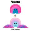 Fluffie Stuffiez Duża Kolekcjonerska Pluszowa Zabawka Tęcza ASMR Fidget DIY Futro Pociągnij, aby Rozpakować i Ultra Miękki Puszek Idealny dla Dzieci w Wieku Różowy - - Ujawnij, -
