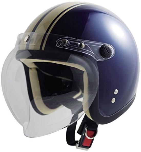 

Nisco Jet Vintage Line NT-70 Helmet, Navy/Ivory синий