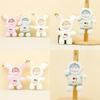 Adorable Astronaut Plush Keychain Cute Space Bunny Doll Creative Bag Charm