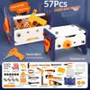 40/56/58Pcs with Screwdrivers Pretend Tools Kit Children's Toys Repair Toolbox  for Boys Girls