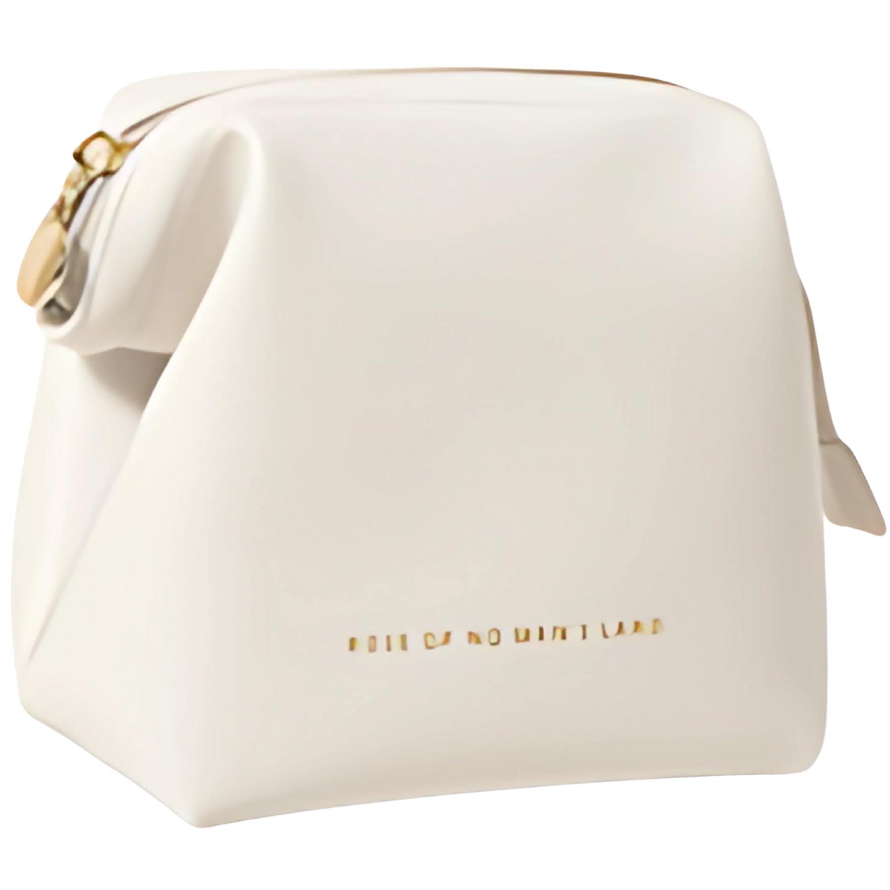 

Mellbo Makeup Wide Easy to with Open Cream Leather and PU x 14 x 10 Beige Pouch, Vertical, Standing, Compact, Palm-Sized, Mouth, Water-Repellent, бежевый