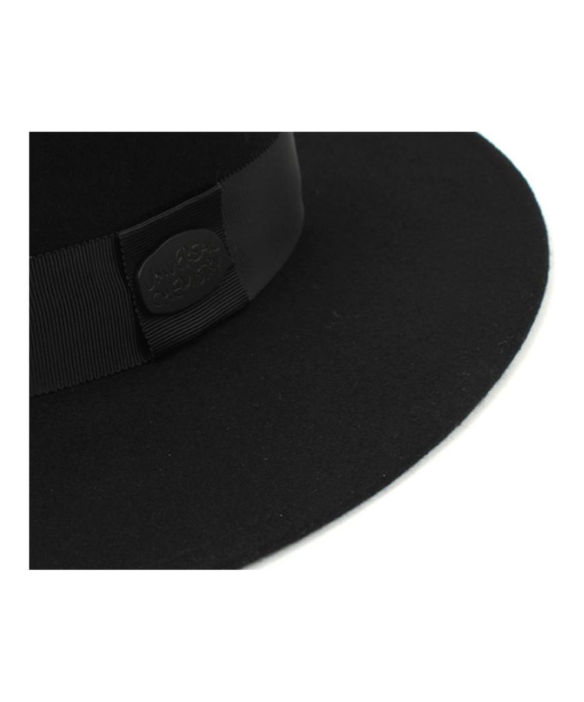 Yunibeosyeolkemiseuteuli Line Black Wool Y Fedora