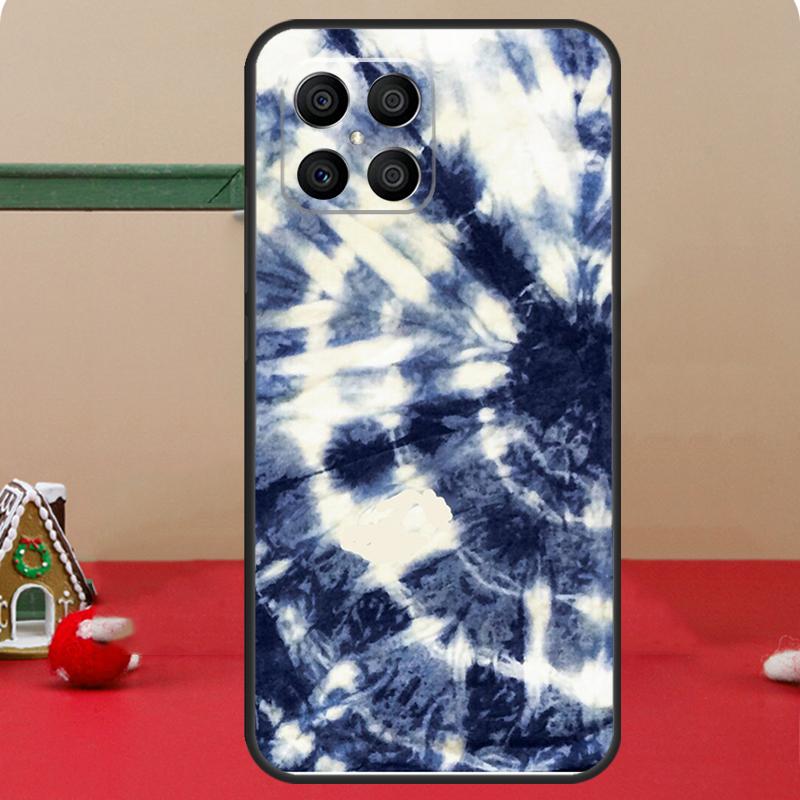

Shibori indigo Tie Dye Case For Honor Magic 7 Lite 6 8 Pro Honor 400 200 70 90 X8c X8b X9a X9b X9c X9d Win RT Cover Honor X9c